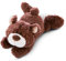 NICI Kuscheltier Bär liegend 20 cm – Nachhaltiges Plüschtier für Mädchen, Jungen & Babys – Flauschiges Stofftier zum Spielen, Sammeln & Kuscheln – Gemütliches Schmusetier, Kakaobraun