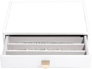 Stackers Pebble White Classic Necklace Drawer Layer