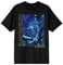 Iron Maiden T Shirt Fear of The Dark Blue Tone Eddie Vertical Logo Official Mens XL