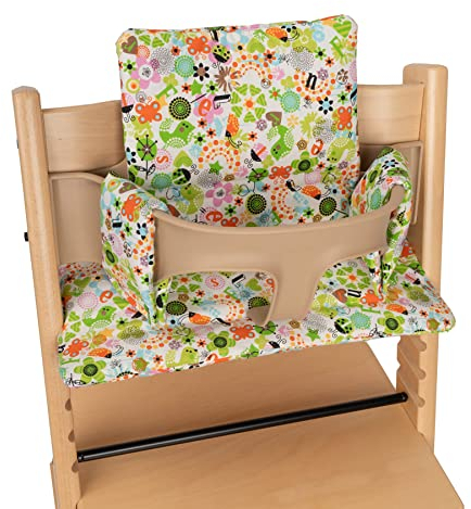 Babyline Kissenbezug für Stokke Hochstuhl, kompatibel mit Stokke, Stokke Tripp Trapp, Trip Trap Stokke, Stokke Evolutions-Hochstuhl und Stokke Hochstuhl (Love Green)