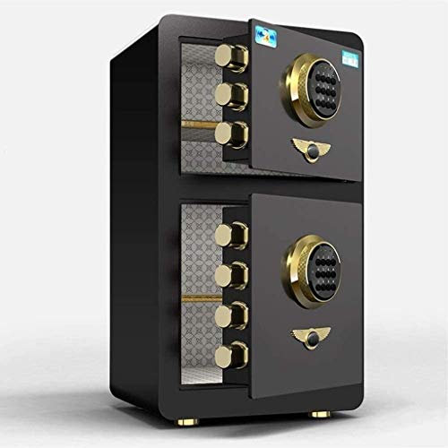 Passwort-Safe, kleiner unsichtbarer Mini-Doppeltür-Tresor in der Wand, Büro-Diebstahlschutz im Schrank, verdicktes elektronisches Passwort aus Ganzstahl, großer Dokumenten-Nachttisch, großer Safe