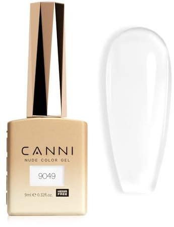 CANNI UV Gellack Natur Schwarz UV Nagellack Gel UV Transparent Töne Serie Farbe Gel Nagellack Soak Off UV LED gellack für UV Lampe 9049