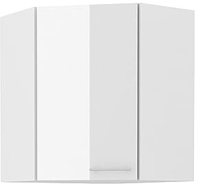 Kuechen-preisbombe Eckhängeschrank 60x60 Lara Weiß Hochglanz Küchenzeile Küchenblock Küche