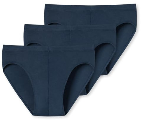 uncover by Schiesser - Basic - Mini Slip / Unterhose - 3er Pack (L Dunkelblau)