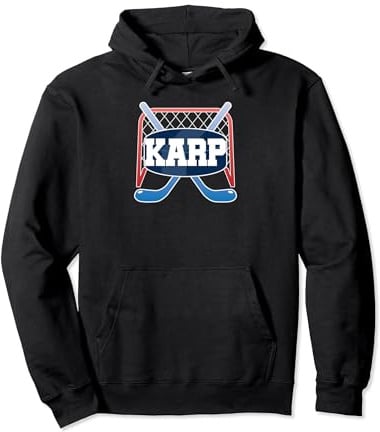 Karp Name - Palla da hockey per ragazzi Felpa con Cappuccio
