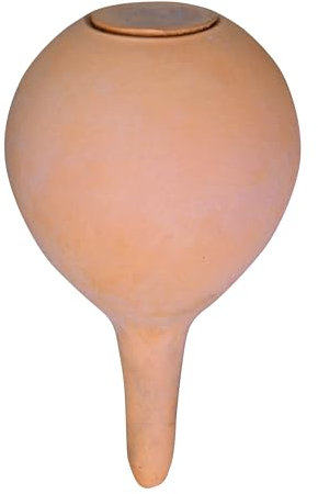 Jardibric - Difusor de Agua Ollas de Barro de 40cl para Plantar - Un Método Ecológico para el Riego Lento y Natural de Tus Plantas (40 Centilitros, Barro)