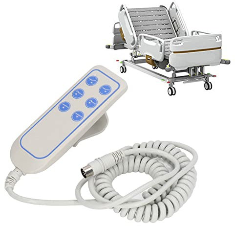 Fernbedienung für Pflegebett, Elektrische Recliner Controller 6-Tasten Hubstuhlsteuerung Handschalter Ersatzteile für elektrische Liegestuhl, für Hubsessel Elektrisches Sofa Ha