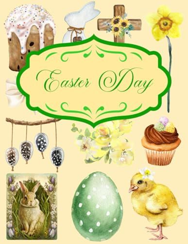 Easter Day for Junk Journal and Scrapbooking: | Easter Day Collection: +180 elements | One-Sided Decorative Paper | Perfect for Card Making, Scrapbooking , Paper Crafting |