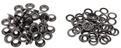 Luzhengyang 50 Sets Kupfer-Ösen-Unterlegscheiben, Reparaturset – Zeltplanen, Segeltuch-Tüllen-Werkzeug-Set für Boote, Nähen, Handwerk, Polsterung, DIY-Werkzeuge