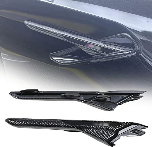 Konforhom Passend für BMW F90 M5 18-19 Auto Kotflügel Seitenlüftungsverkleidung Kohlefaser 2St
