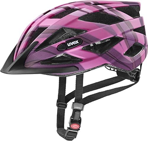 uvex air Wing cc - Leichter Allround-Helm für Damen und Herren - individuelle Größenanpassung - erweiterbar mit LED-Licht - Plum-pink matt - 56-60 cm
