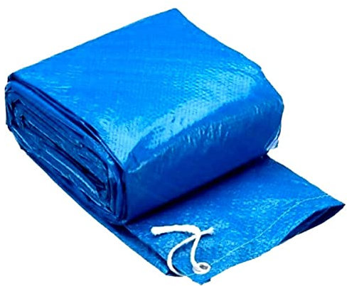 Milisten Couverture De Bassin Tissu PE Protection La Pluie pour Bassins Gonflables Tapis De Sol Bleu