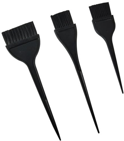 WOLMIK Brocha para teñir el cabello, 3 brochas para teñir el cabello, peine para teñir el cabello, herramientas aplicadoras, para colorear el cabello