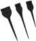 WOLMIK Lot de 3 pinceaux de coloration des cheveux, brosse de teinture des cheveux, outils applicateurs, pour la coloration des cheveux