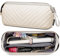 Kuosdaz Hair Tools Travel Bag for Shark Flexstyle Dyson, Quilted Case Organizer Bag, Gift for Women Hair Accessories Storage Bag, Travel Hairdryer Portable Bag for Women, Beige