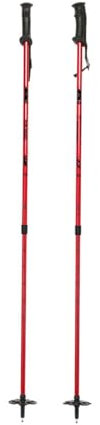 Telescopic Ski Poles for Adults And Children for Trekking And Snowboarding, Red