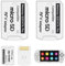 2pcs SD2Vita 6.0 Memory Card Adapter,With Storage Box,Compatible with PS Vita 1000 2000 For Enhanced Gaming Experience And Storage Expansion（White)