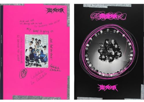 Vorteile der Vorbestellung: Stray Kids SKZ: Rock-Star (Set: Rock-Version + Roll-Version) 8. Mini-Album CD + gefaltetes Poster + Film-Fotokarten-Set + Mini-Poster + Fotokarte + Aufkleber