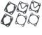 Lot de 2 joints de plaque de valve 3 en 1 pour compresseur d'air avec 6 rondelles pour un fonctionnement efficace