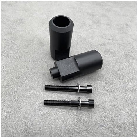 Motorrad Fallschutz Für YZF R1 Für YZFR1 Für YZF-R1 2004 2005 2006 Motorradteile Carbon-Look No Cut Frame Sliders Crash Falling Protection Sturzpads Motorrad(Schwarz)