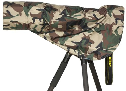 Rolanpro Waterproof Camera Lens Rain Cover Raincoat for Sigma 300-600mm F4 DG OS Sports # Green Camo