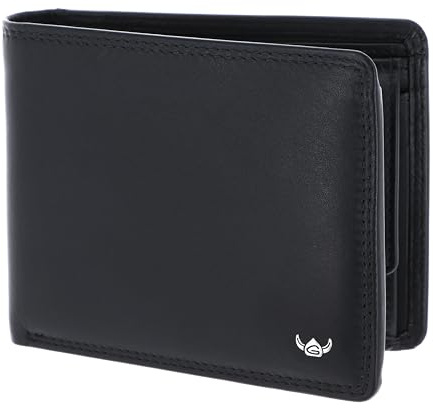 Golden Head Leder Geldbörse Polo RFID Protect Scheintasche 1427 Schwarz