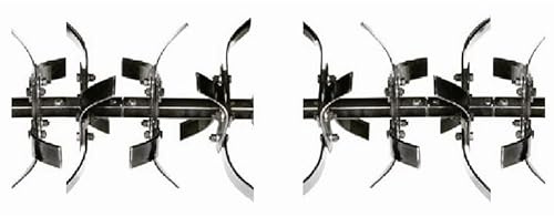 MAMIGA Rotovator Hexagonal de 105 cm para Motoazada 1100 6V