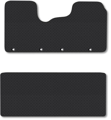 Renault Trafic (2014+) [Crew Cab] 3mm Rubber Car Mats | Tailored Fit Durable Floor Mats Full Coverage Protection Waterproof Accessories Easy Clean Anti Slip Made in the UK