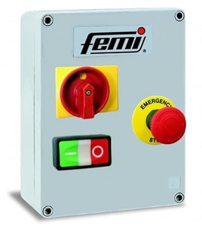 7800227 QUADRO COMANDI BT 24V PER SMERIGLIATRICE FEMI 450-750W 1 VELOCITA'