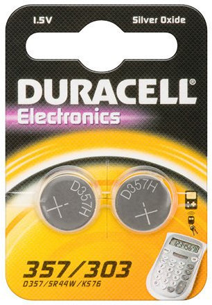 SR44 (/357/303) ; Electronics SR44 (/357/303) - Zinc Pile bouton, l'oxyde d'argent 1,55 V