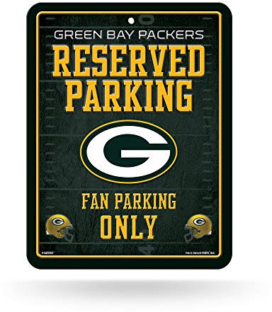 NFL Green Bay Packers Parkschild aus Metall, 21 x 28 cm