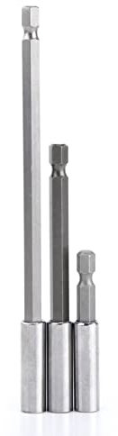 3pcs Magnetic Bit Holders 1/4 Shank Screwdriver Extension Bar