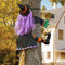 JOYIN Halloween Outdoor Decoration, 40 Crashing Witch into Tree Halloween Flying Witch Decoration Clearance for Yard, Lawn, Patio, Porch outdoor Tree Decoration
