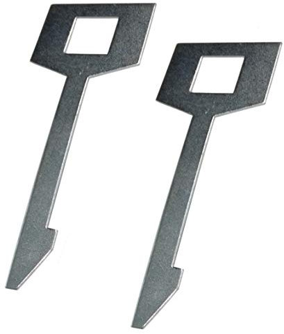 AERZETIX: Coppia di chiavi estrattore per smontaggio smantellamento estrazione autoradio compatibile Kenwood C43431