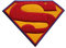 R-CO Superman-Film-Aufnäher zum Aufbügeln oder Aufnähen - Mittel, Rechteckig, 8,3 x 6,1 cm, blau, Dekorative, Embroidered Character Logo, Film, 1 Stück