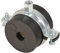 Fixotec - 5 Stück Kälterohrschellen 6-108 mm, Größe 15 mm x M8/M10 x Iso 13mm, Schwarz