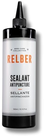 RELBER - Sellante Liquido Antipinchazos Bicicleta | Liquido Tubeless MTB - GRAVEL - CICLOCROSS - CARRETERA | Repara Pinchazos Bicicleta | Liquido Sellante Tubeless o Cámaras de Aire Bicicletas I 500ml