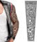 Tatodays temporäres tattoo mit vollem arm, wikinger-drache, zum aufkleben, körperkunst, transfer für damen und herren, cosplay, halloween, erwachsene, temporäres tattoo für arme