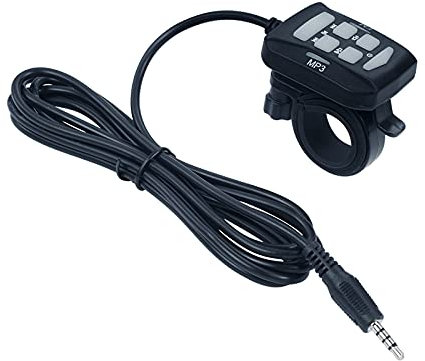 Accessoires de rechange, télécommandes, câbles d'alimentation, antennes radio pour systèmes audio de moto Aileap haut-parleurs stéréo Bluetooth (télécommande pour série M)