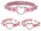 Manfnee Leder Gothic Choker Armband Punk Spike Rivet Rock Kragen Halskette Armband Armbänder