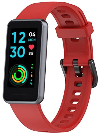 Tyogeephy Silicona Correa Compatible con Realme band 2, 18MM Reemplazo Remplacement Quick Release Correas para Realme band 2