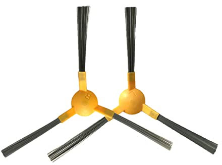 Kit d'accessoires de Rechange pour Proscenic 800T 820S 830P, Ensemble de pièces de Balai Principal Brosse latérale (2 brosses latérales)