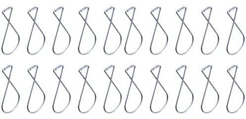 ULTECHNOVO 2 Stücke Deckenhaken Clips Raster Abgehängte Deckenclips Deckenfliesenhaken Abgehängte Decken Aufhänger 100 Stücke Abgehängte Decke