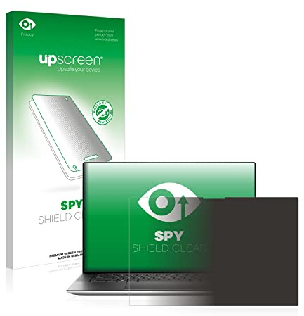 upscreen Anti-Spy Blickschutzfolie für Dell XPS 15 9520 Touch Made in Germany, Privacy Screen Displayschutz-Folie [Sichtschutz, Blaulichtfilter]