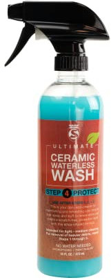 SILCA Bicycle SPA Ultimate Ceramic Waterless Wash - Flacone spray da 16 once - Formulazione SiO2 - Profumo Pina Colada - Incapsulamento - Lavaggio telaio per bicicletta