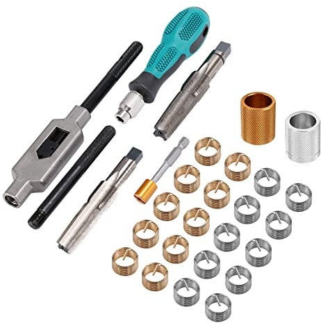 Uinfhyknd Fahrrad Reparatur Gewinde 9/16 Fahrrad Gewinde Schneiden GeräT Fahrrad Kurbel Kit Pedal Gewinde Reparatur Tap Gewinde Werkzeug