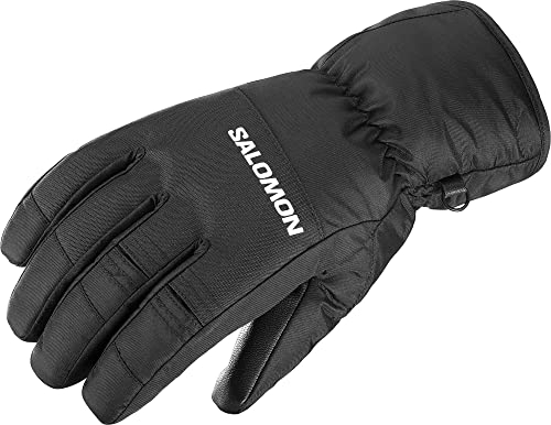 Salomon Force Gore-Tex Herrenhandschuhe Wasserdichte Ski Snowboarden, Allwetterschutz, Angenehme Wärme und Präzise Passform, Schwarz, XL