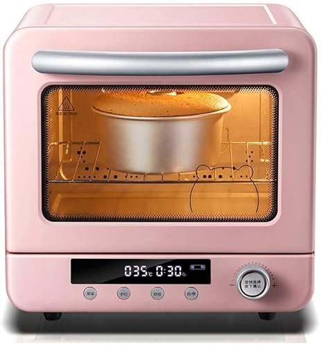 20L Mini Horno Temperatura Ajustable 26-230 ℃ y Temporizador de 120 Minutos 1300W Pantalla Ciclón Circulación de Aire Caliente Baño de Agua Cocción al Vapor Torta Fermentación Máquina de Pan con