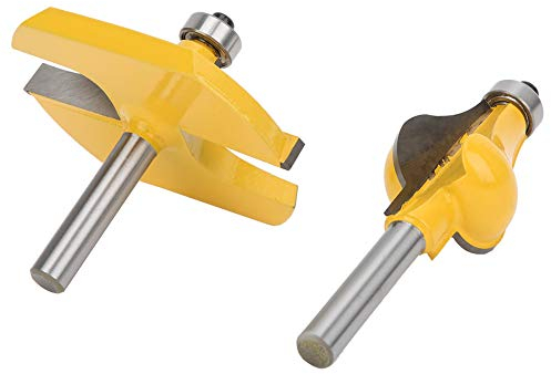 Fräser Fräser 2 Stück 8 Mm Schaft Armlehne Handlauf Fräser Set mit Lager Holzbearbeitungsfräser