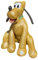 Plüschtier Pluto Disney 100 Jahrestag holografisch Chrom mit Sound 30 cm